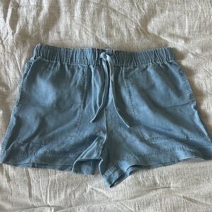 Hilary Radley High Waist Denim Blue Shorts